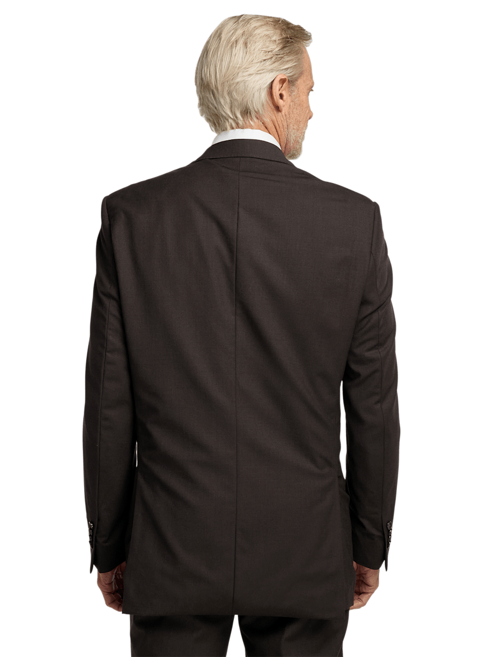 Alternate Image of Wool Stretch Bengaline Single Breasted Peak Lapel Suit-6