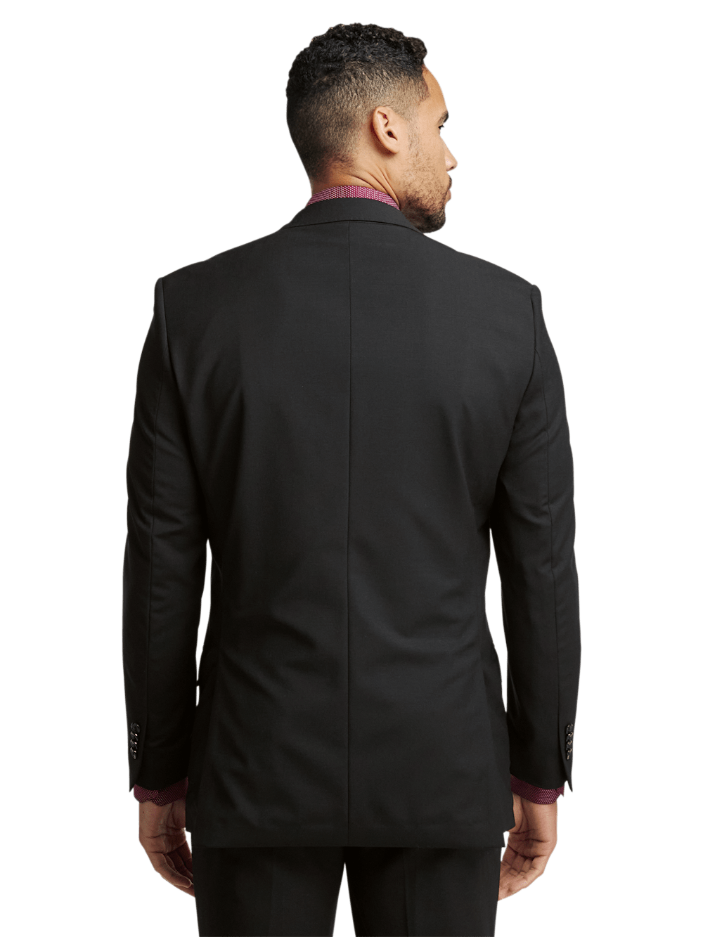Alternate Image of Wool Stretch Bengaline Single Breasted Peak Lapel Suit-6