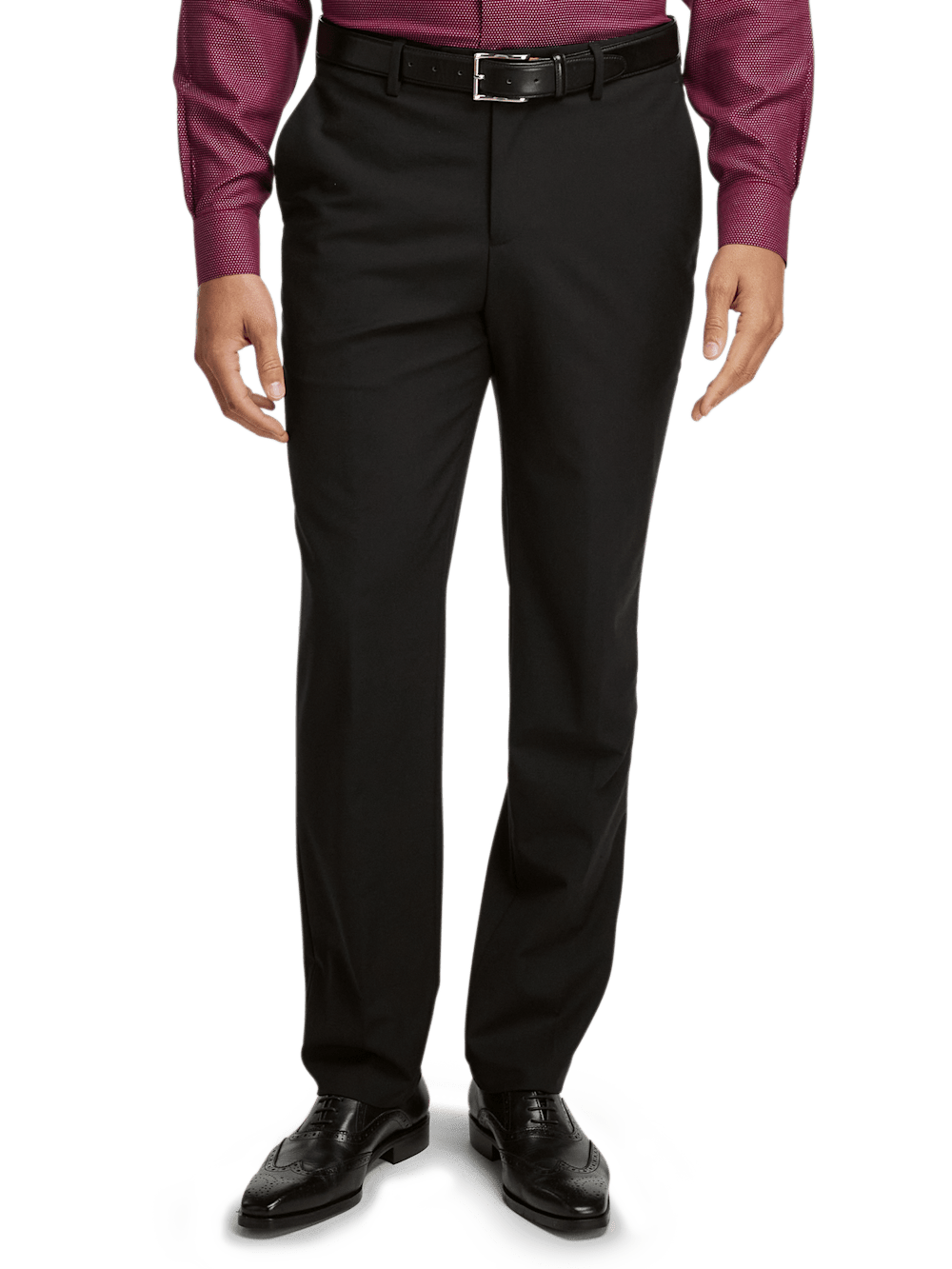 Alternate Image of Wool Stretch Bengaline Single Breasted Peak Lapel Suit-8