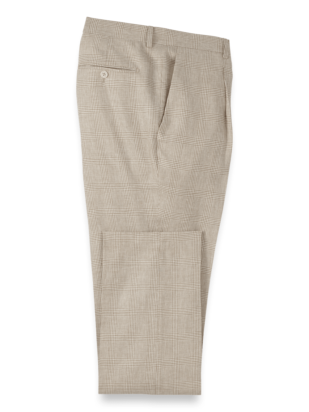 Alternate Image of Linen Blend Plaid Peak Lapel Suit-8