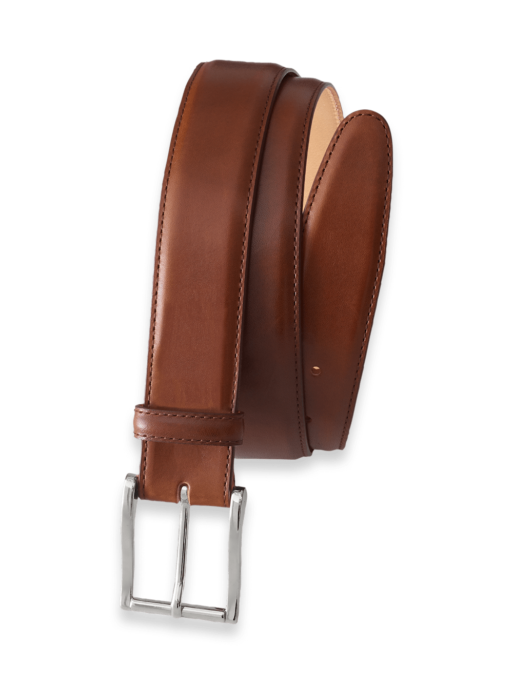Product Image of Leather Belt With Changeable Buckle-Chestnut