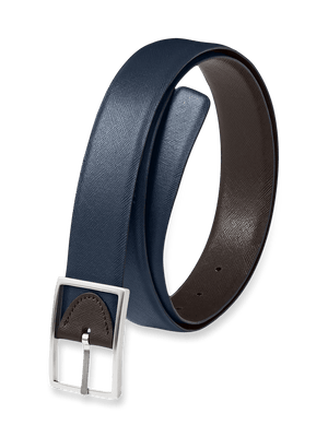 Anderson Reversible Belt - Navy/brown