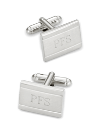 Engravable Cufflinks - Silver