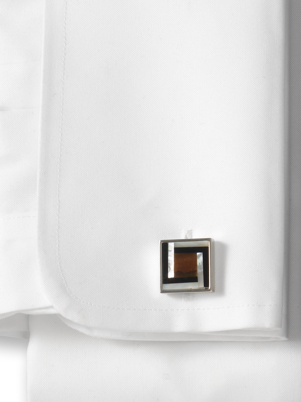 Alternate Image of Semi Precous Square Cufflink-1
