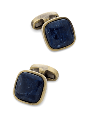 Lapis Stone Cufflinks - Blue
