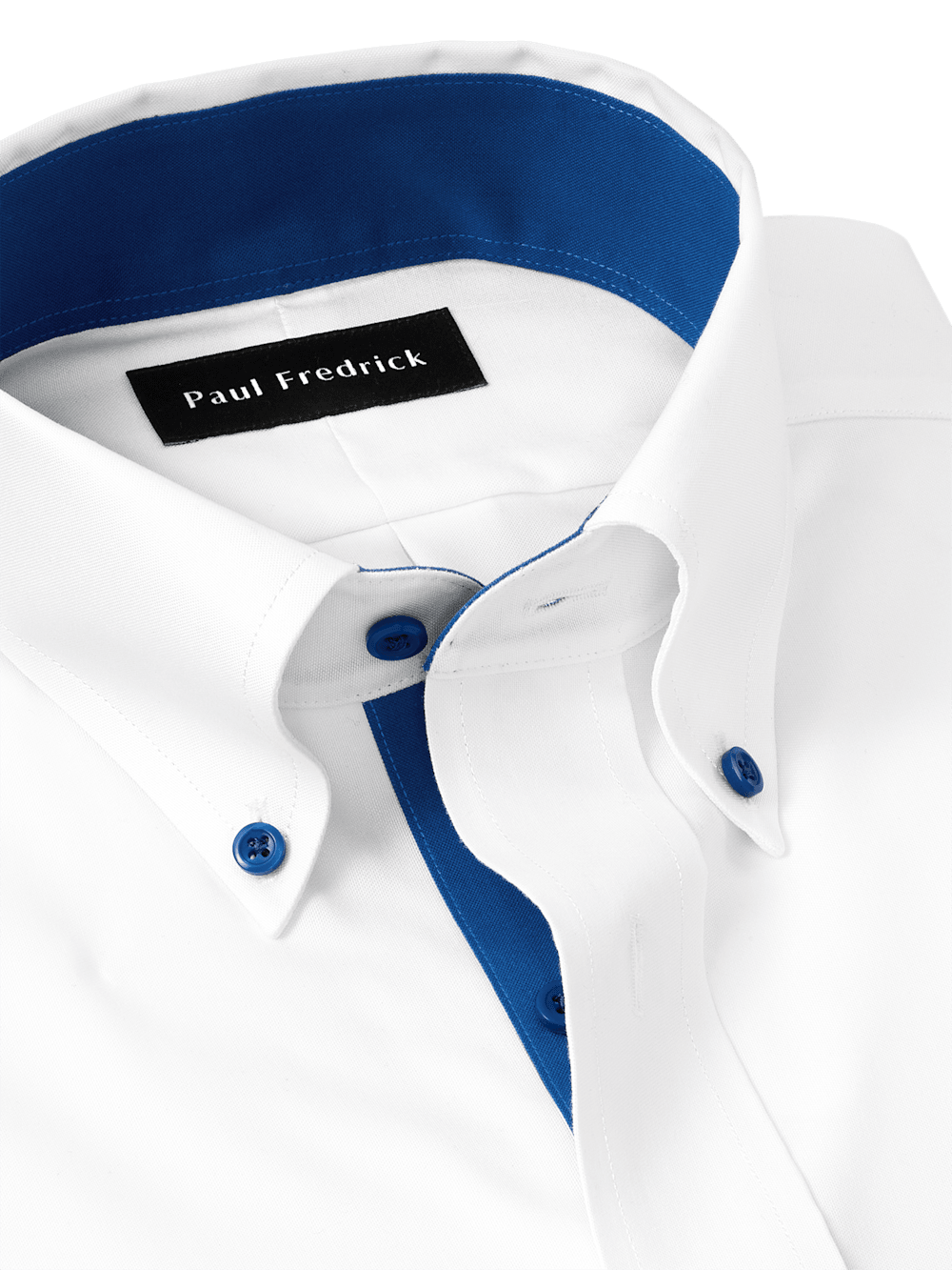 Alternate Image of Comfort Stretch Non-iron Solid Dress Shirt With Contrast Trim-6