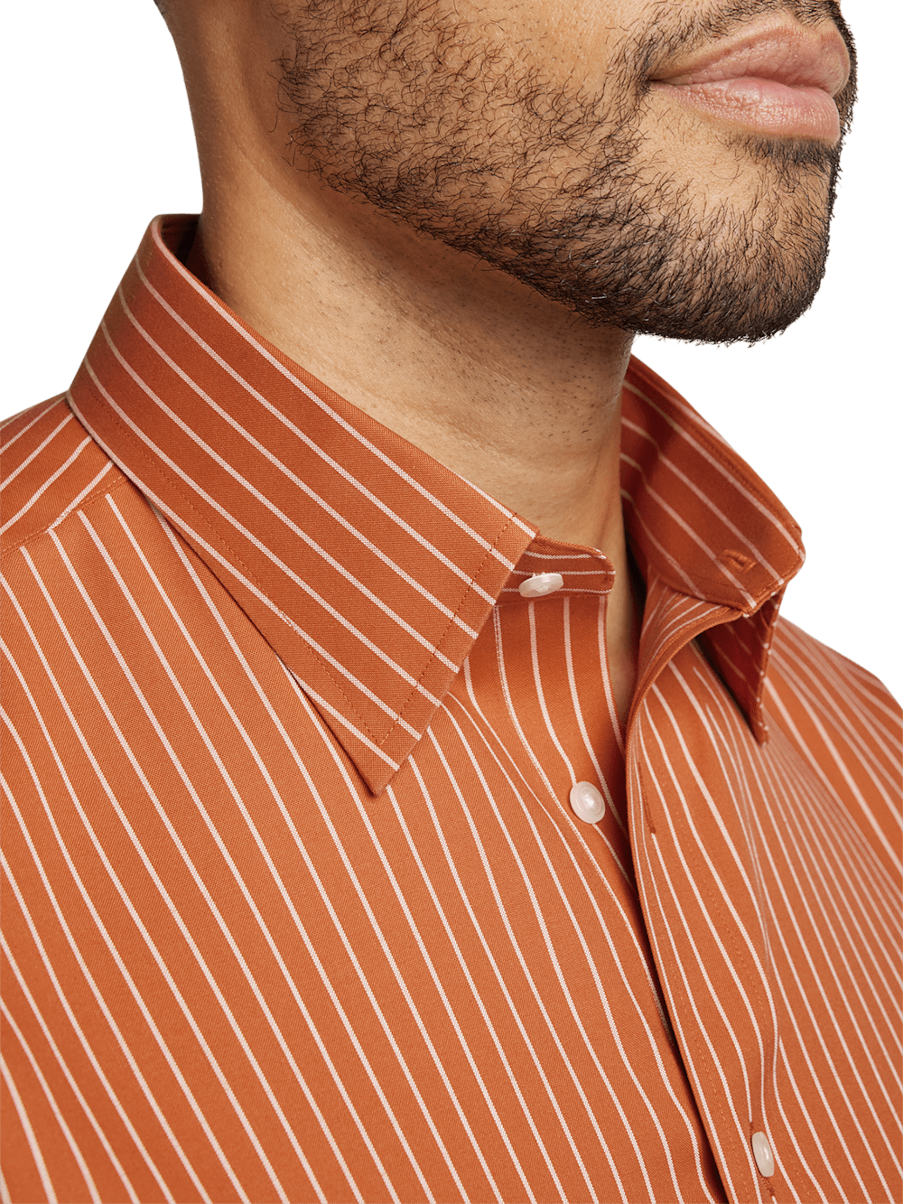 Alternate Image of Comfort Stretch Non-iron Stripe Dress Shirt-2