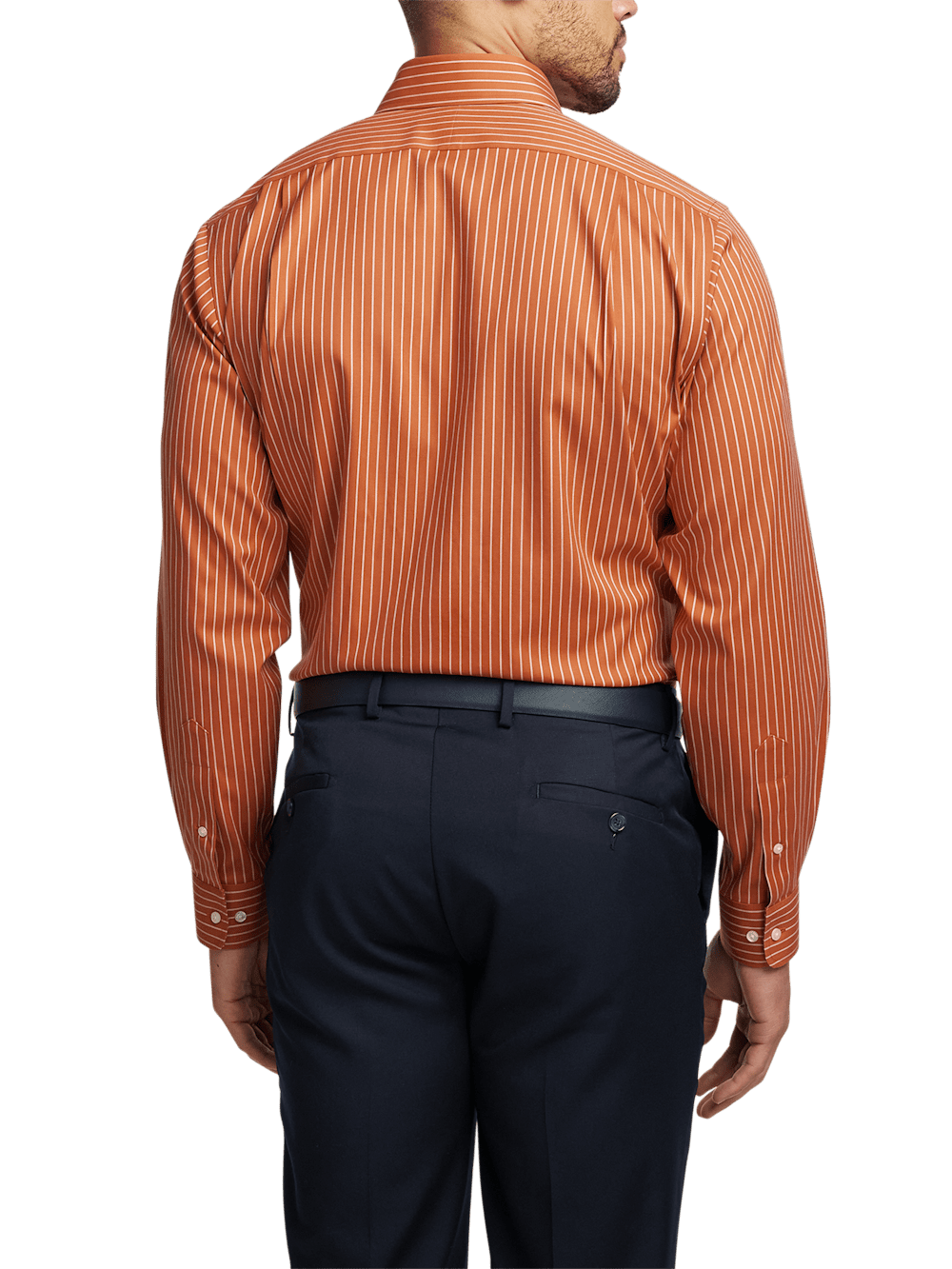 Alternate Image of Comfort Stretch Non-iron Stripe Dress Shirt-4