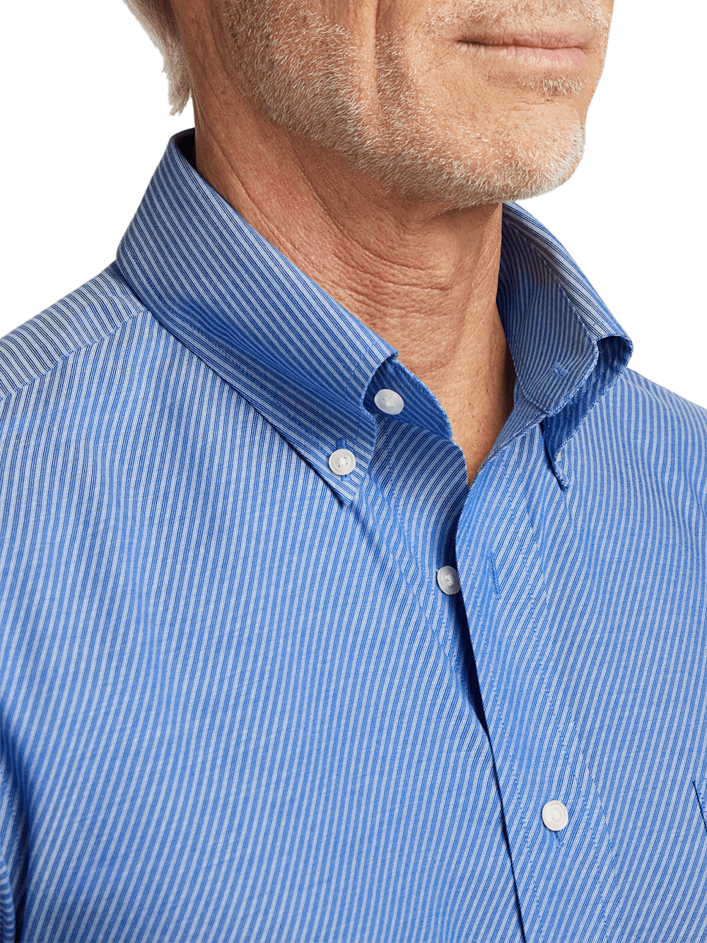 Alternate Image of Non-iron Cotton Diagonal Stripe Dress Shirt-2
