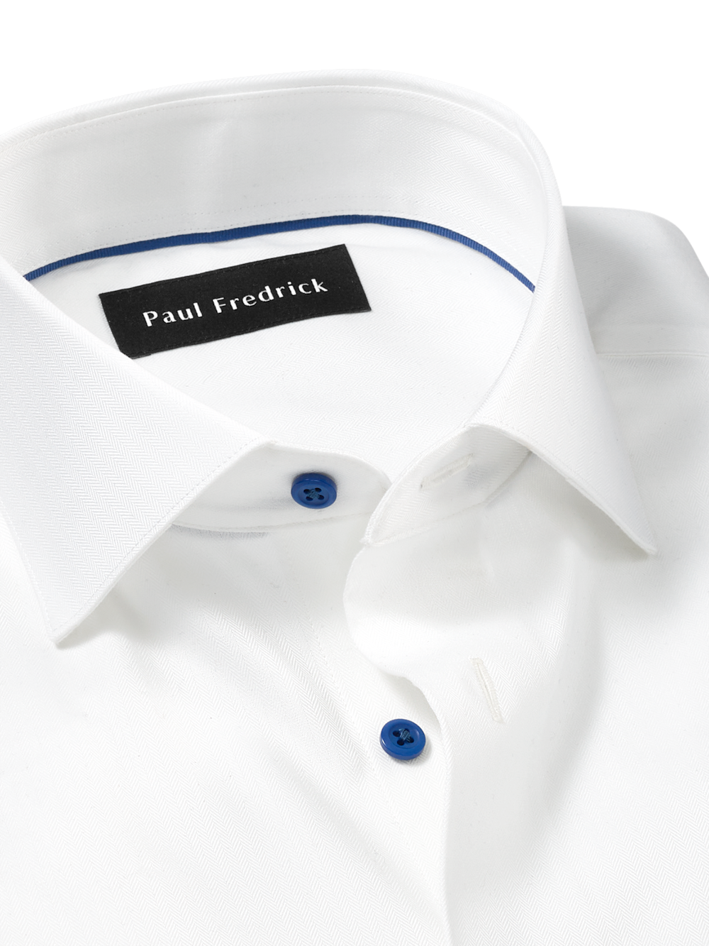 Alternate Image of Comfort Stretch Non-iron Herringbone Dress Shirt-6