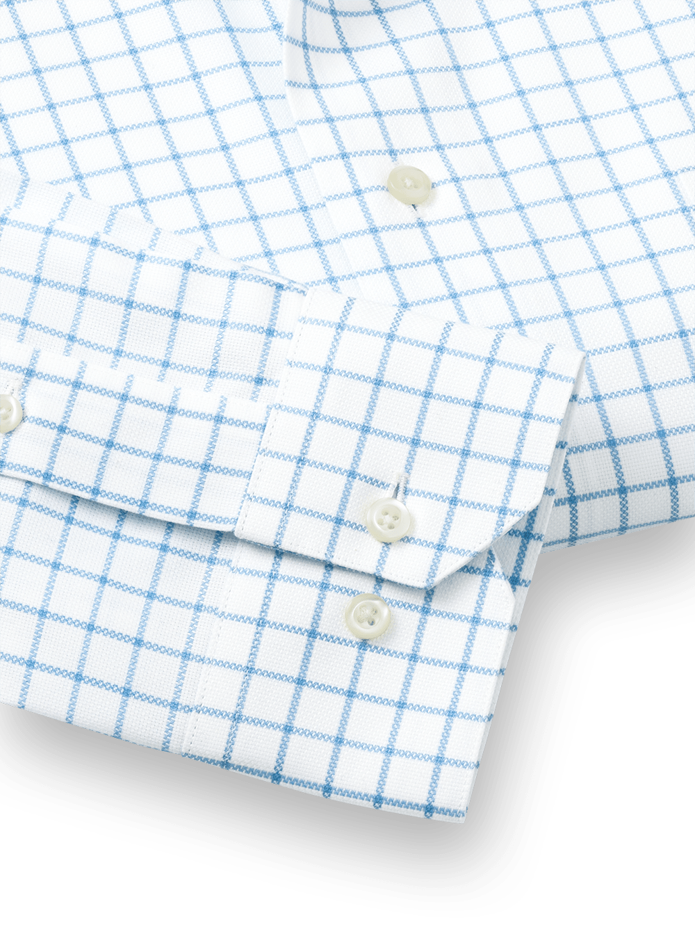 Alternate Image of Royal Oxford Comfort Stretch Non-iron Windowpane Dress Shirt-3