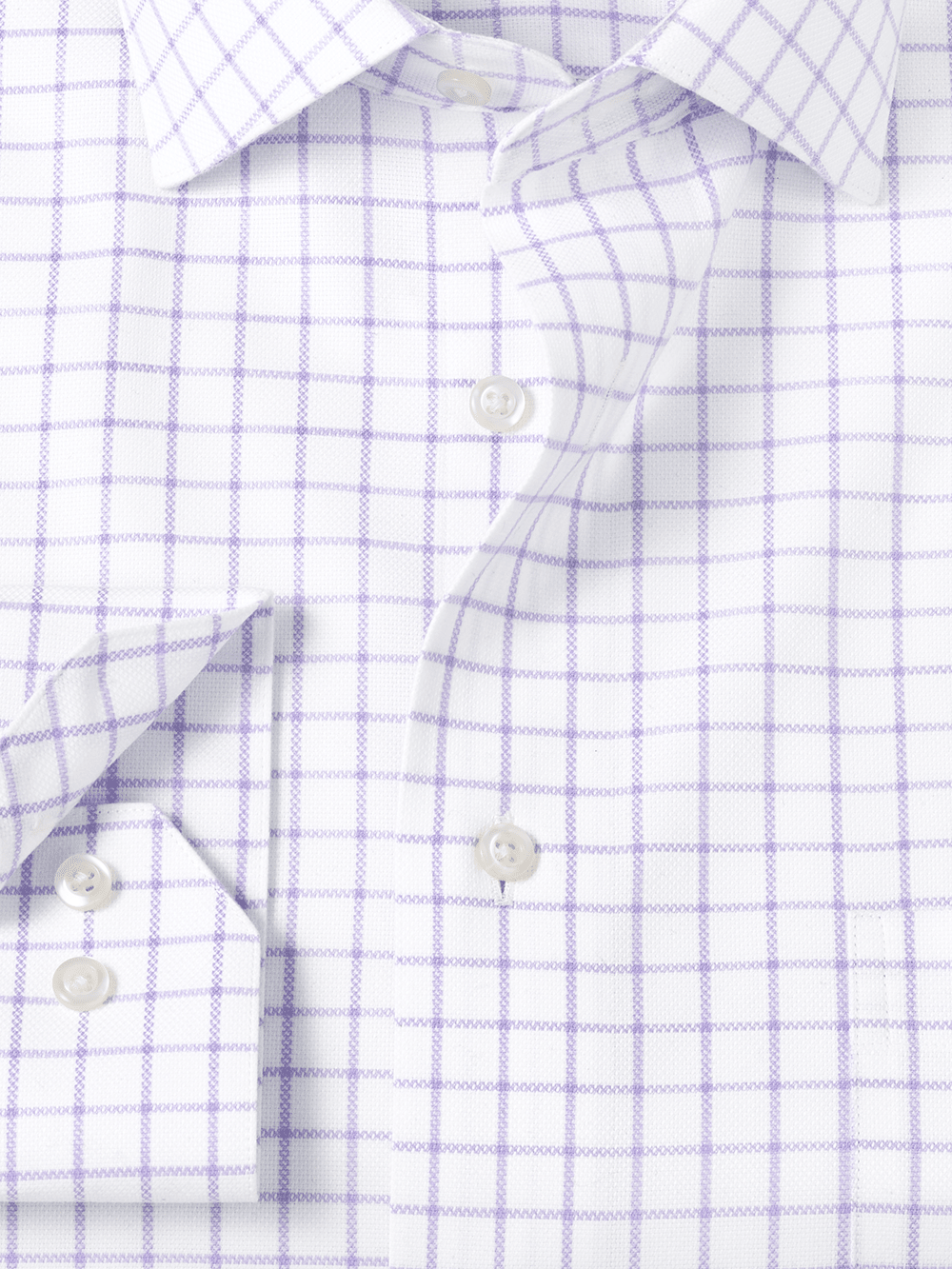 Alternate Image of Royal Oxford Comfort Stretch Non-iron Windowpane Dress Shirt-2