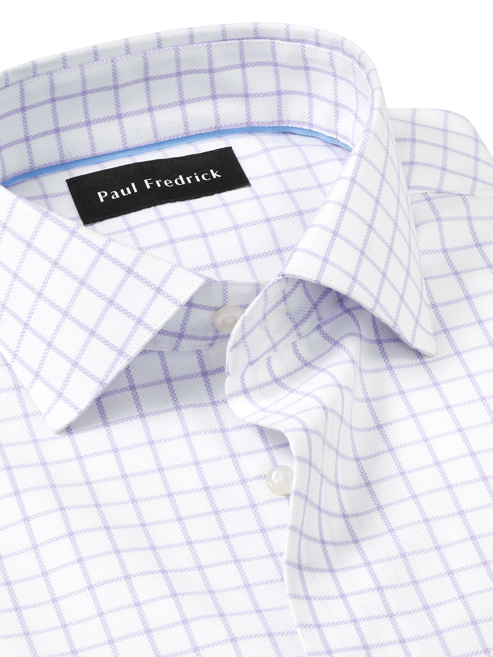 Alternate Image of Royal Oxford Comfort Stretch Non-iron Windowpane Dress Shirt-3