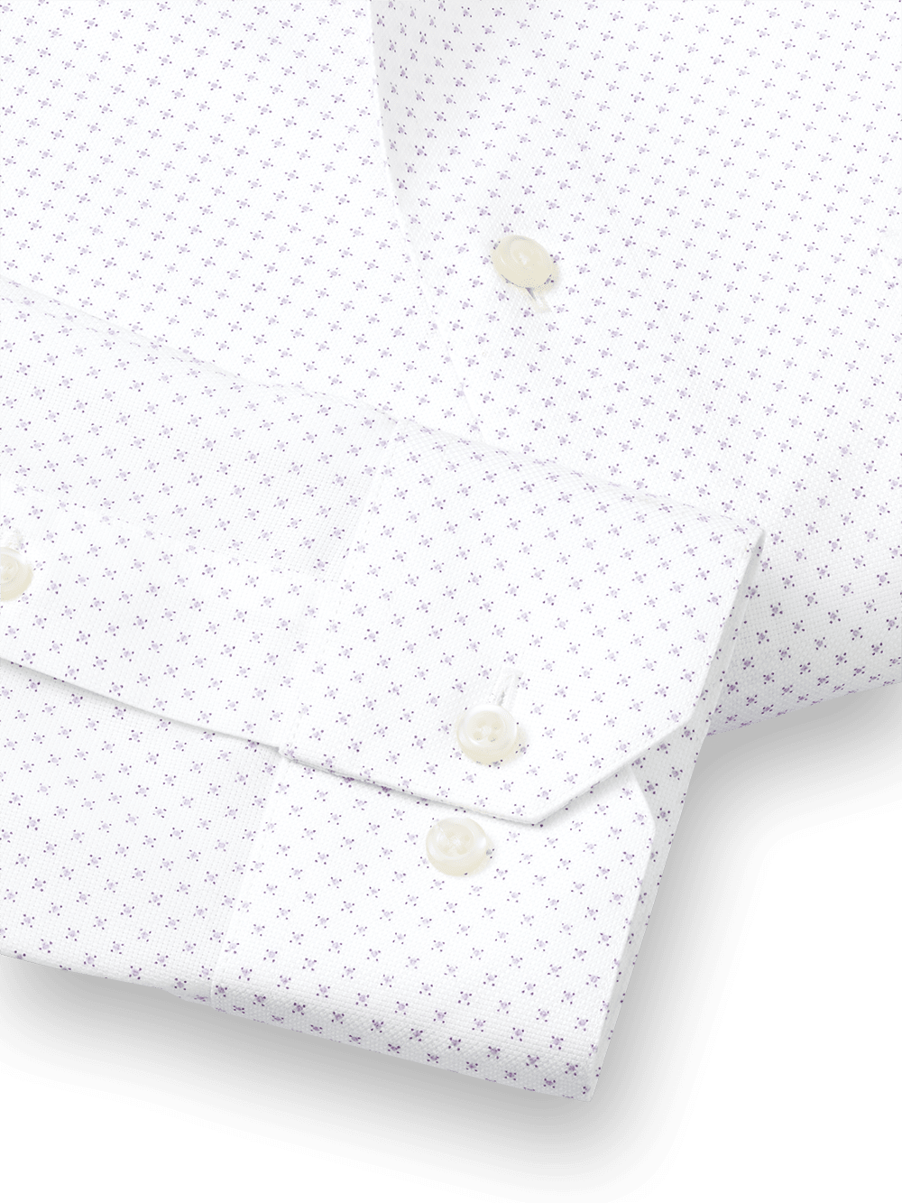 Alternate Image of Royal Oxford Comfort Stretch Non-iron Geometric Dress Shirt-3