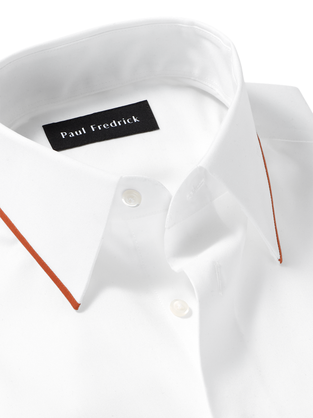 Alternate Image of Comfort Stretch Non-iron Solid Dress Shirt With Contrast Trim-6