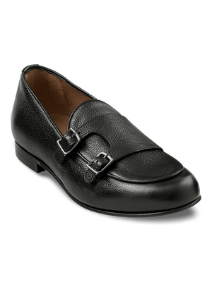 Sterling Monk Strap Loafer - Black