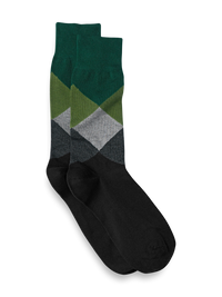 Argyle Cotton Blend Socks - Multi