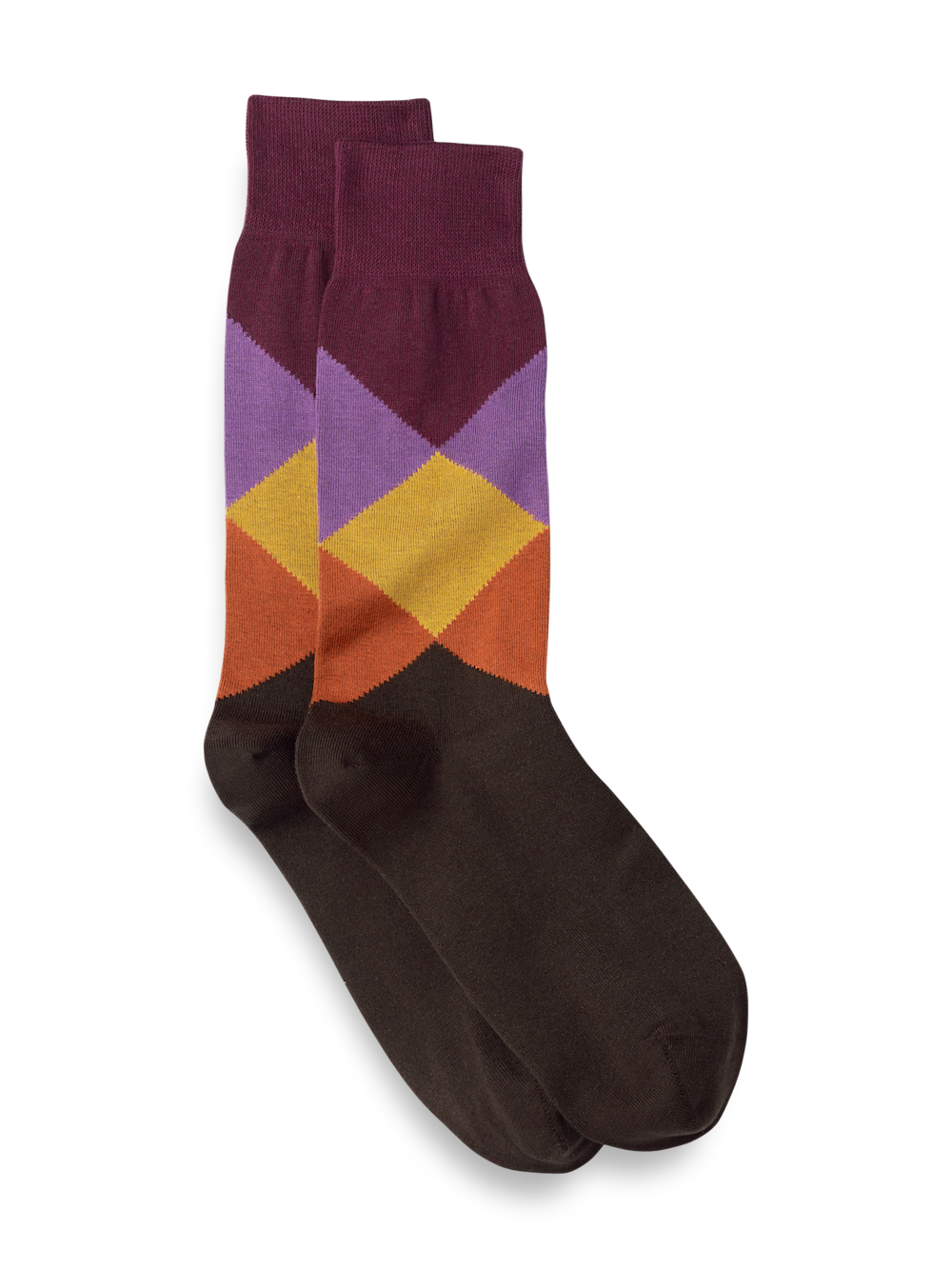 Product Image of Argyle Cotton Blend Sock-Multi
