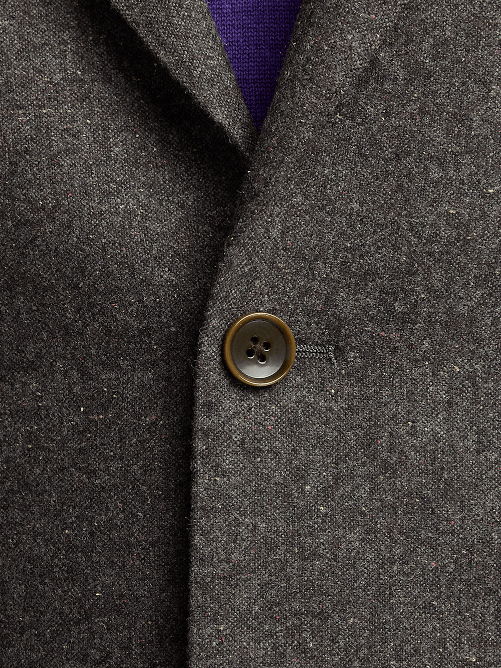 Alternate Image of Wool Blend Donegal Single Breasted Notch Lapel Sport Coat-5