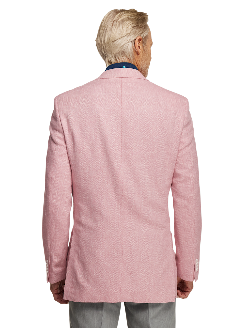 Alternate Image of Linen Blend Herringbone Notch Lapel Sport Coat-6