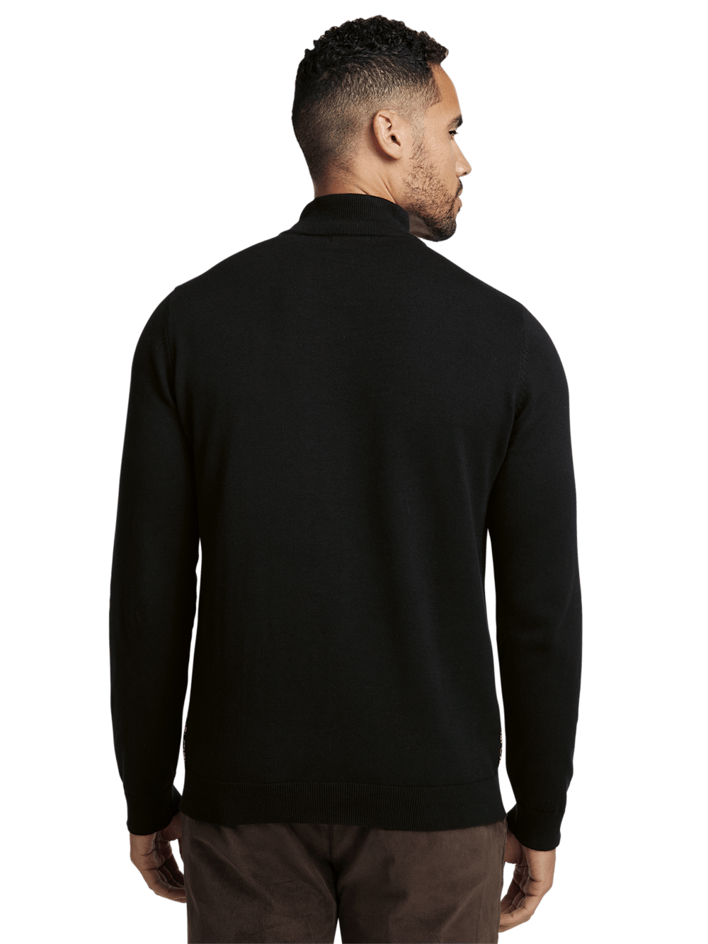 Alternate Image of Cotton Mock Neck Sweater-4