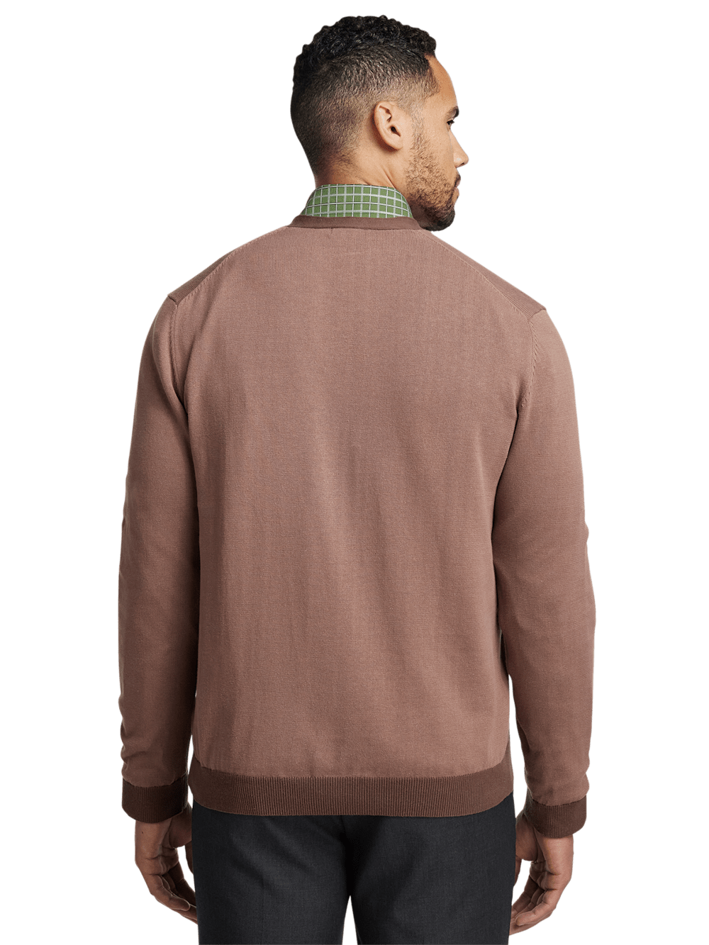 Alternate Image of Cotton Button Front V-neck Cardigan-4