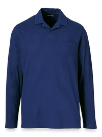 Cotton Camp Collar - Navy