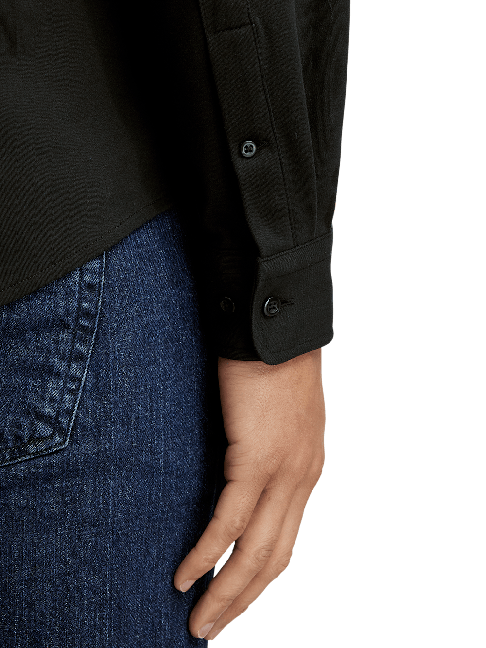 Alternate Image of Mercerized Cotton Button Front Polo-3