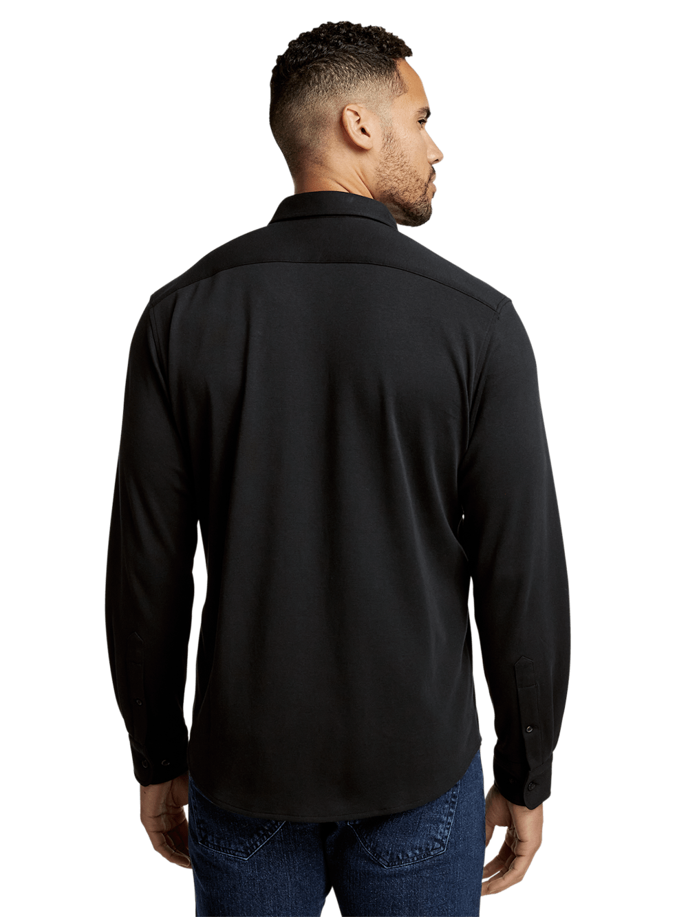 Alternate Image of Mercerized Cotton Button Front Polo-4