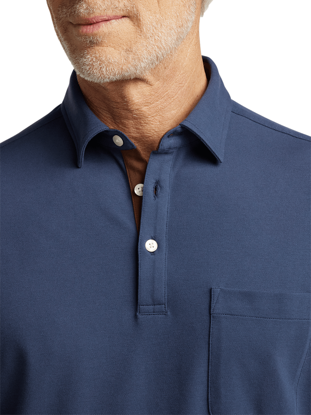 Alternate Image of Cotton/spandex Pique Three Button Polo-2