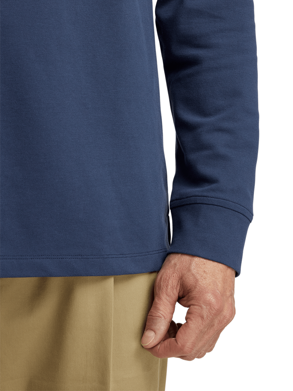 Alternate Image of Cotton/spandex Pique Three Button Polo-3