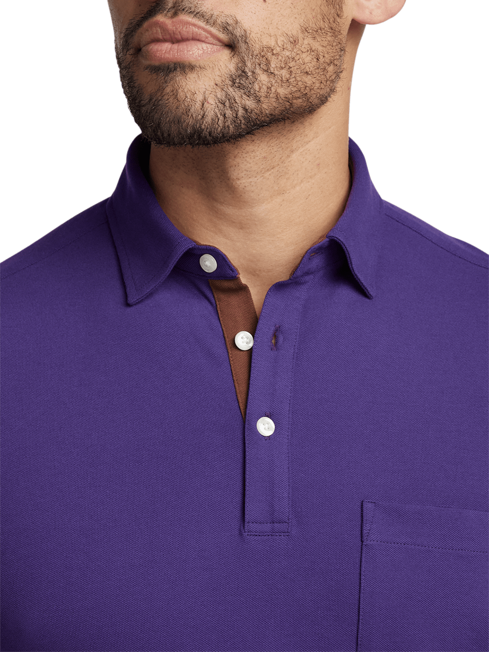 Alternate Image of Cotton/spandex Pique Three Button Polo-2