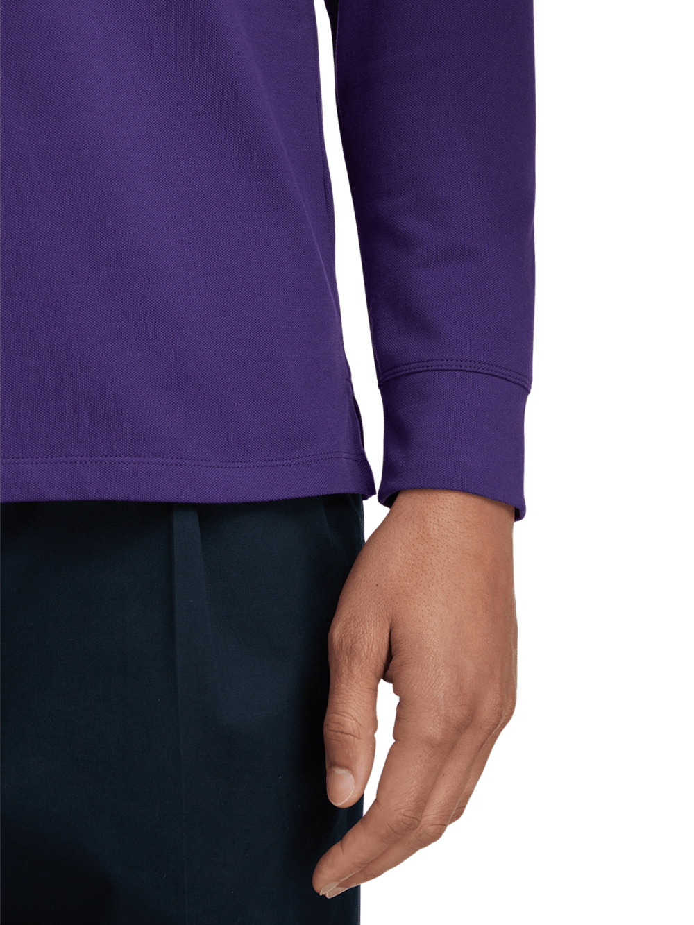 Alternate Image of Cotton/spandex Pique Three Button Polo-3
