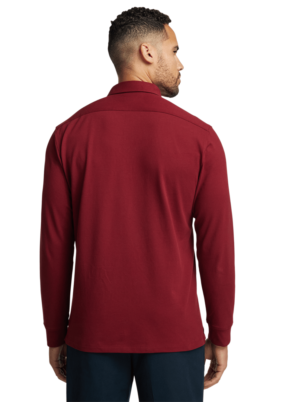 Alternate Image of Cotton/spandex Pique Three Button Polo-4