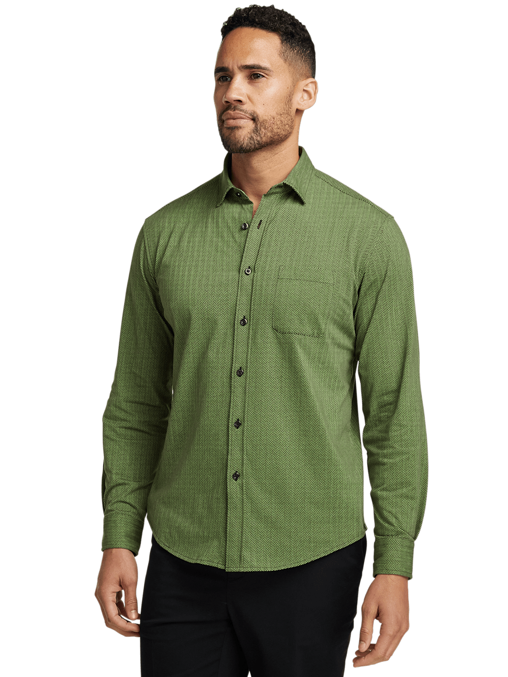 Alternate Image of Cotton Button Front Polo-1