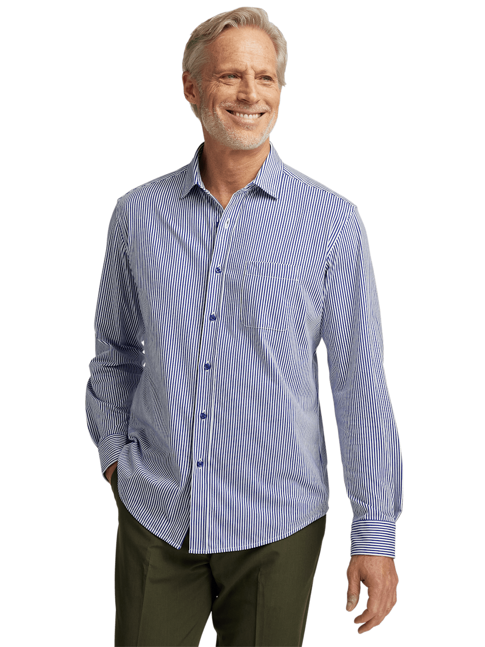 Alternate Image of Cotton Button Front Polo-1