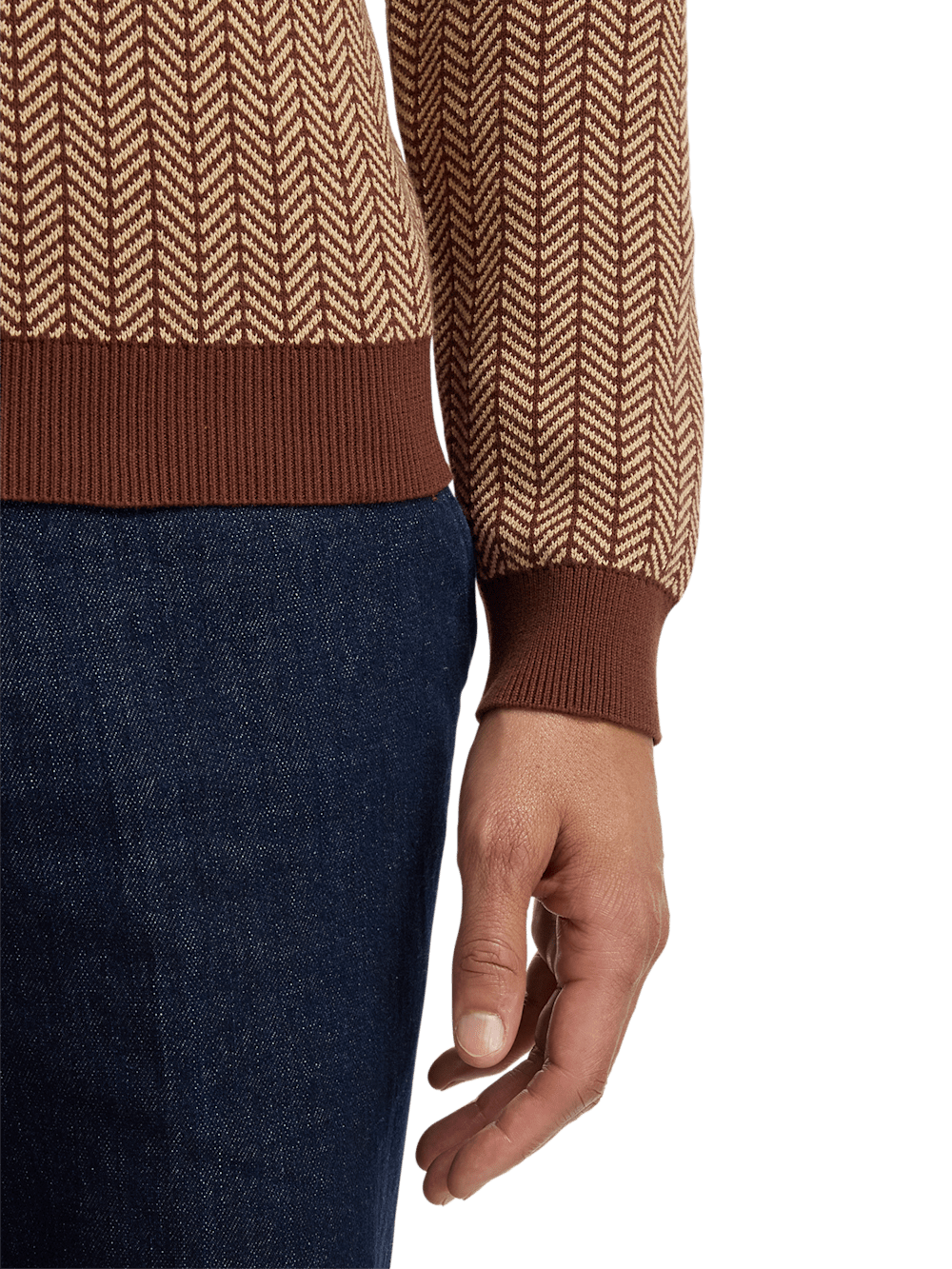 Alternate Image of Cotton Shawl Collar Sweater-3