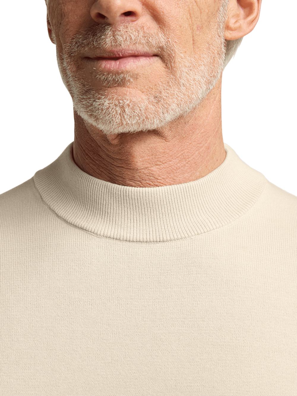 Alternate Image of Cotton Mock Neck Sweater-2