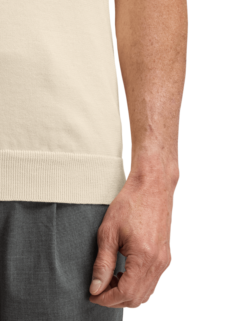Alternate Image of Cotton Mock Neck Sweater-3