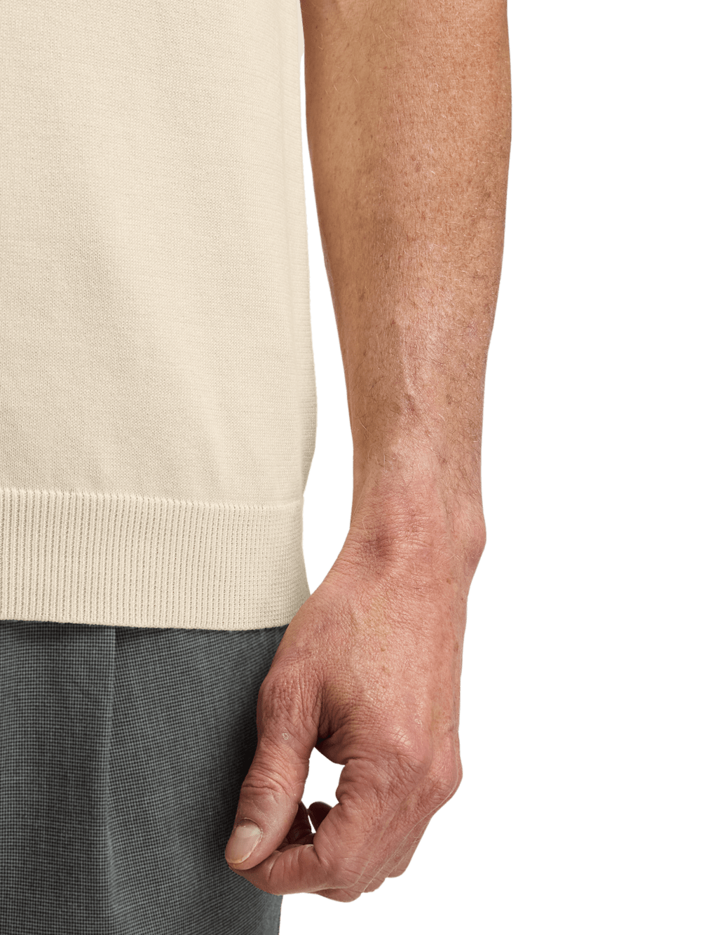 Alternate Image of Cotton Quarter Zip Mock Neck Sweater-3
