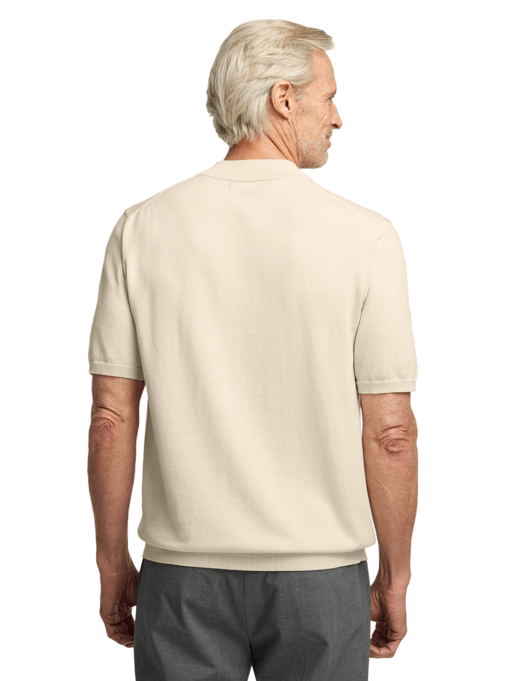 Alternate Image of Cotton Quarter Zip Mock Neck Sweater-4
