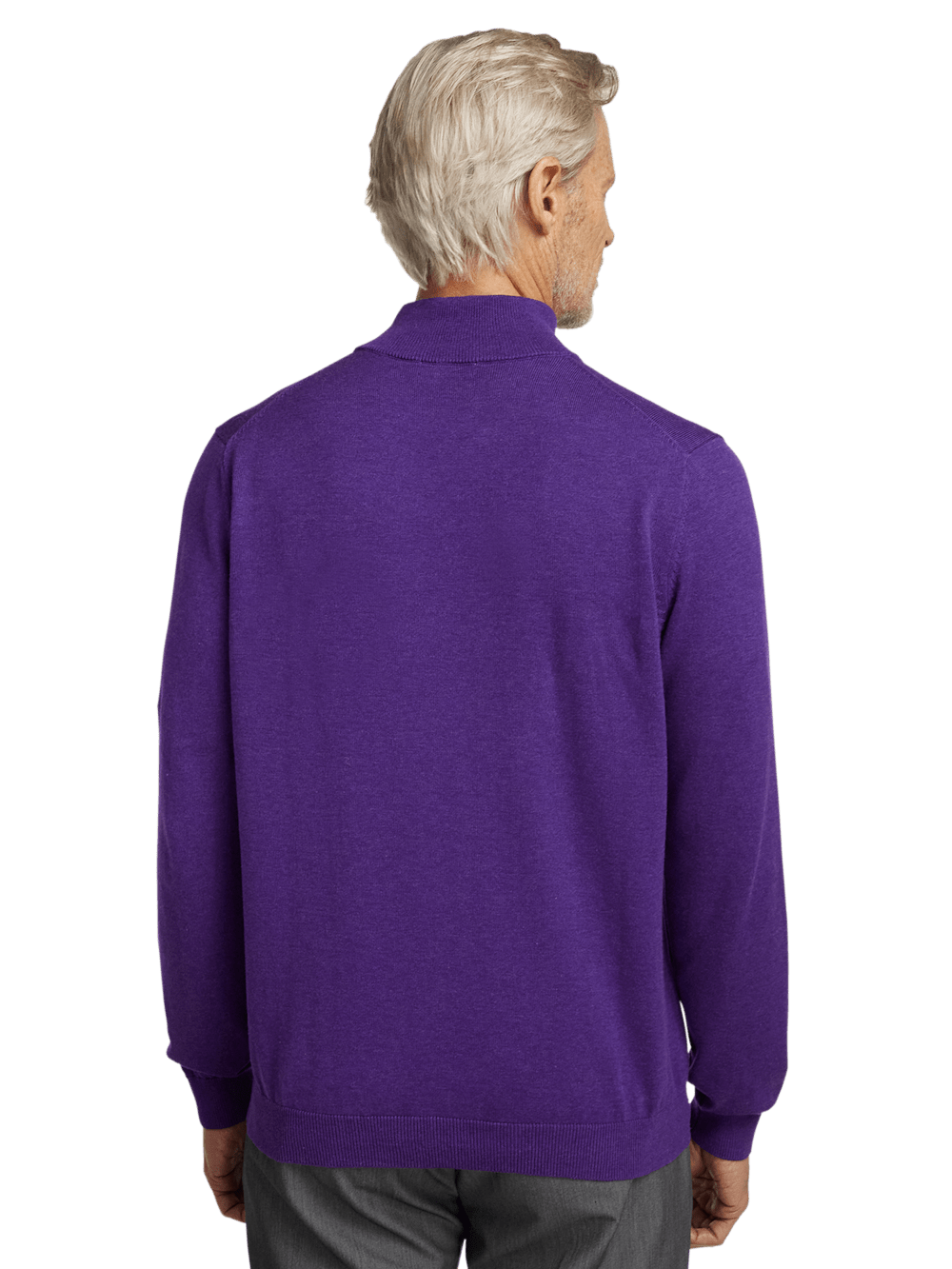 Alternate Image of Supima Cotton Mock Neck Sweater-4