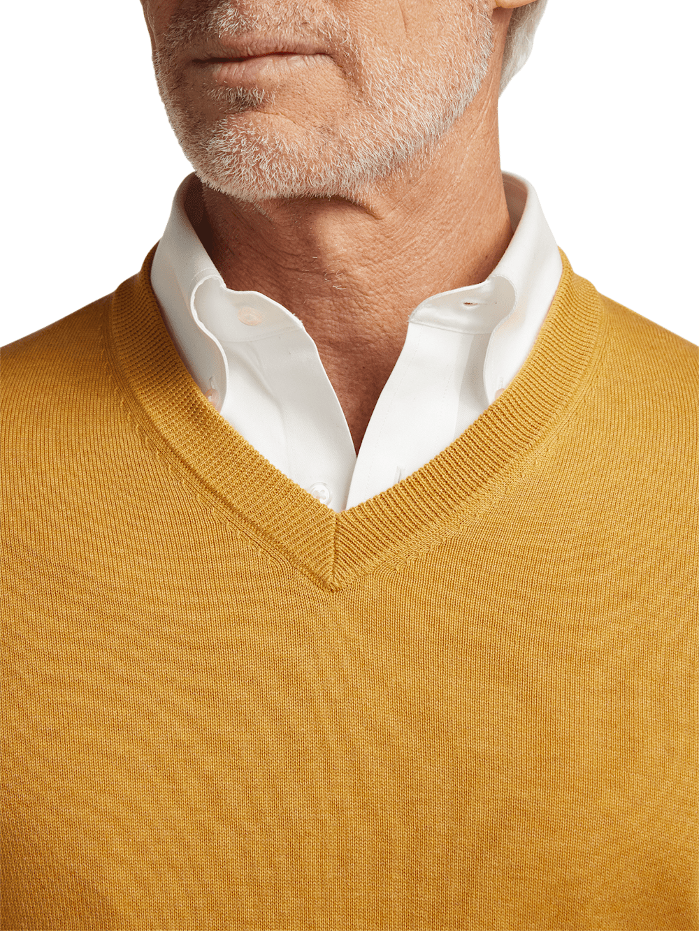 Alternate Image of Supima Cotton V-neck Sweater-2