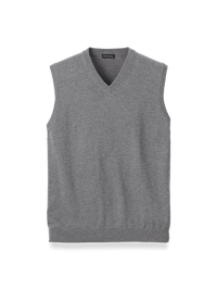 Supima Cotton Vest - Medium Grey