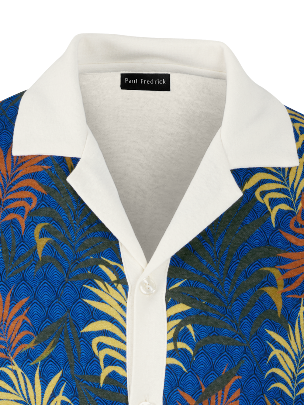 Alternate Image of Linen Blend Button Front Camp Collar-5