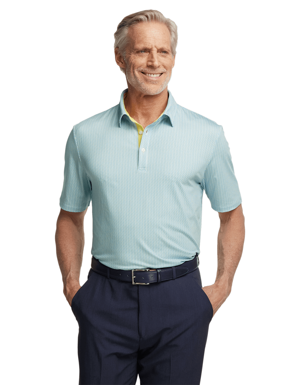 Alternate Image of Performance Blend Three Button Polo-4