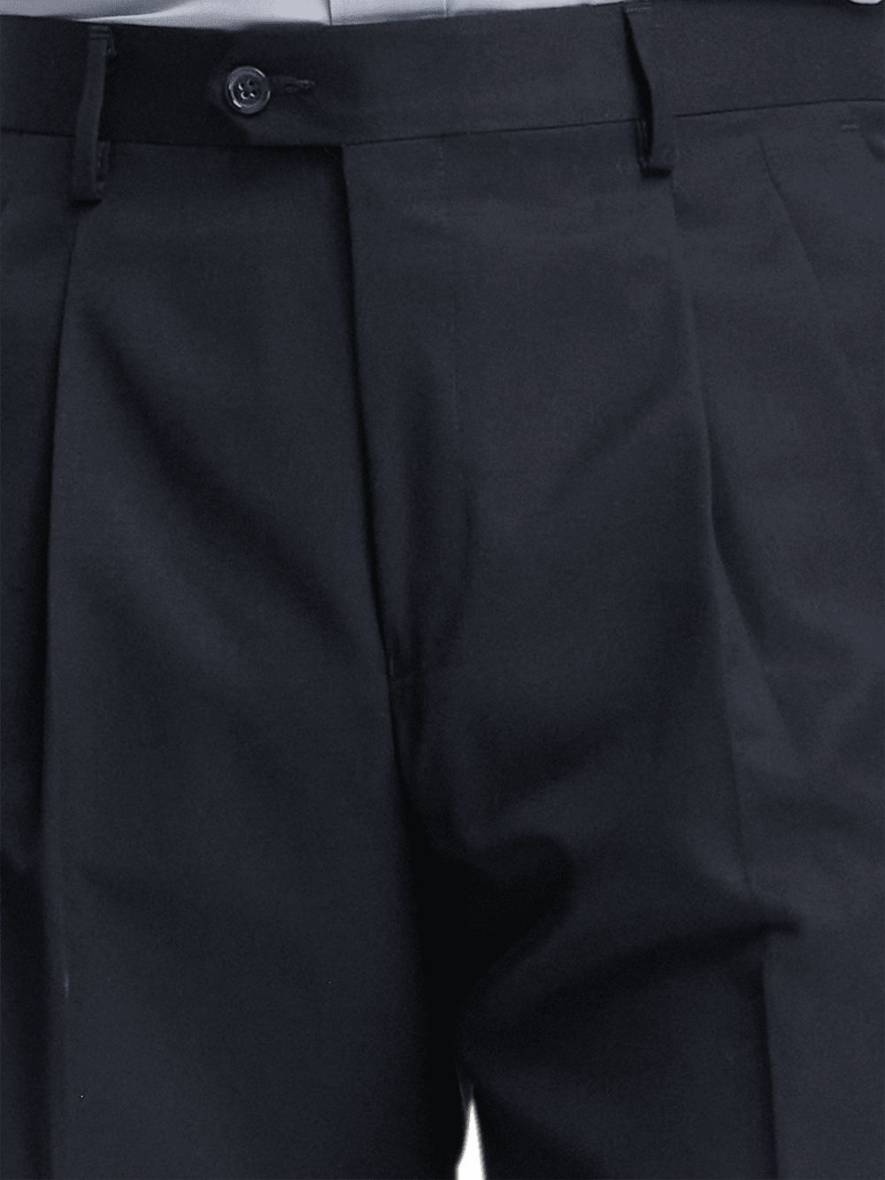 Alternate Image of Wool Gabardine Pants-2#model_pleated front