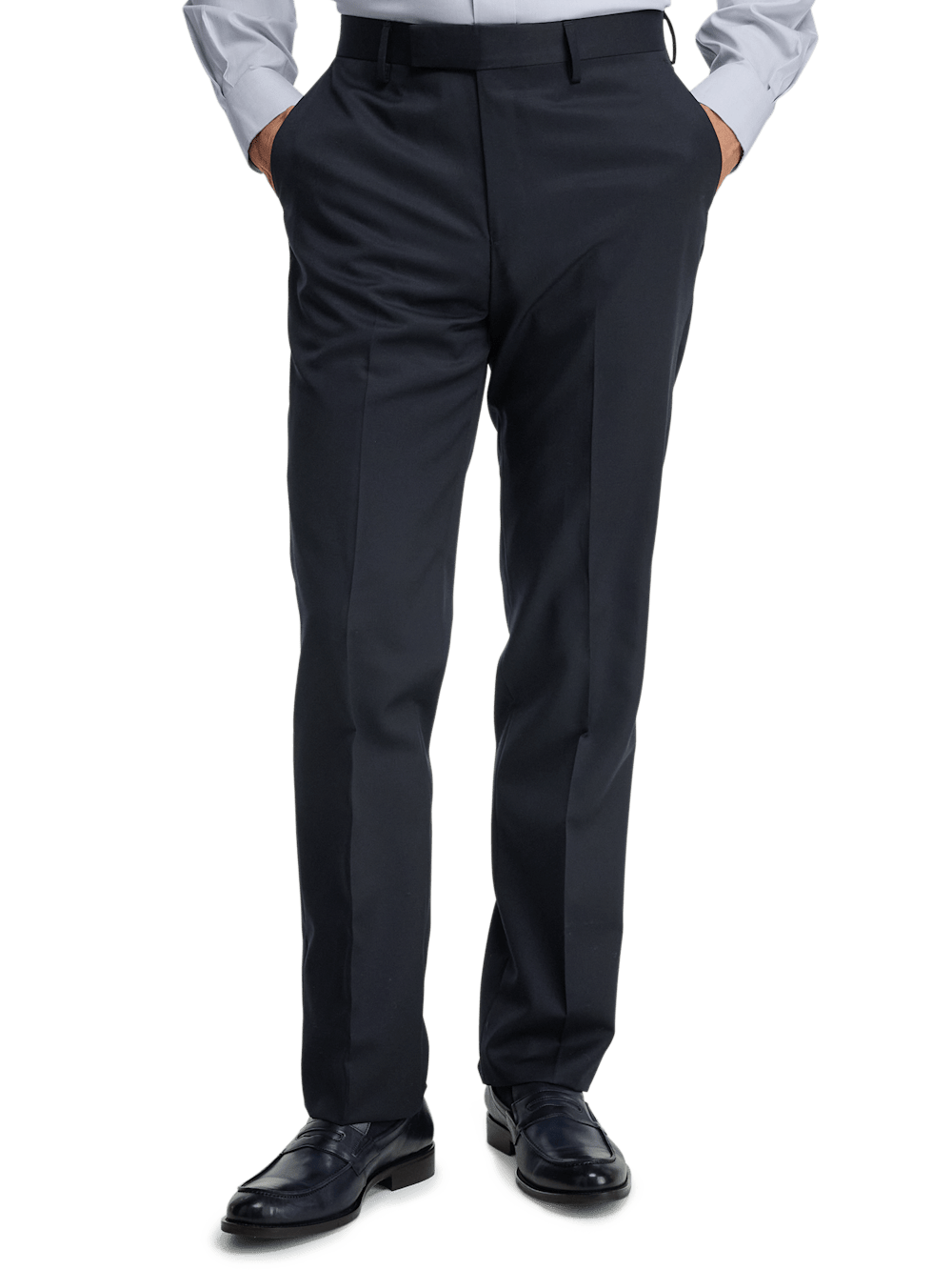 Alternate Image of Wool Gabardine Pants-1#model_flat front