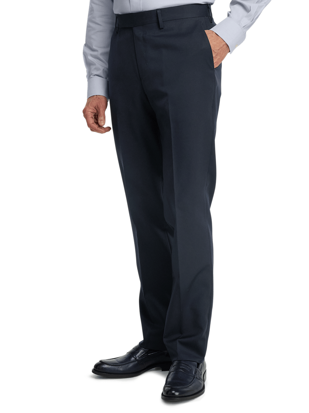 Alternate Image of Wool Gabardine Pants-3#model_flat front