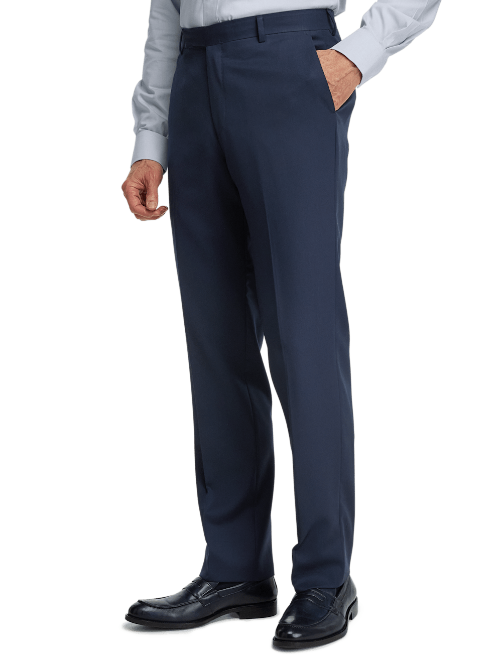 Alternate Image of Wool Gabardine Pants-3#model_flat front